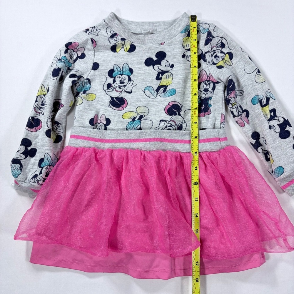 Disney Minnie Mouse Girls Dresses 2T sleeveless dress 3T long sleeve with tutu - Picture 3 of 11